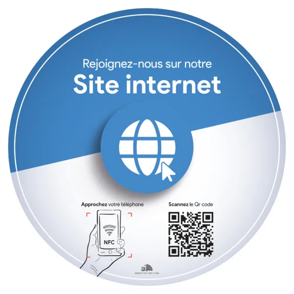 Stickers NFC Site Web - Tap NFC
